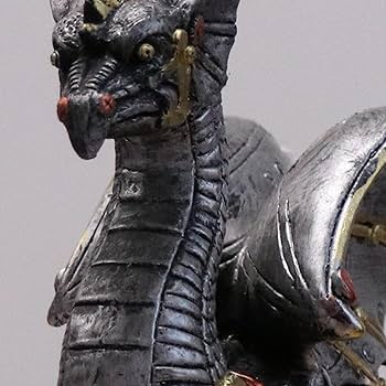 Amazon.co.jp: 銅像 スチームパンク ドラゴン 置物 メカニカル 7